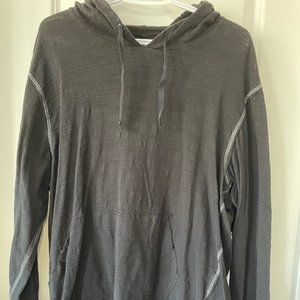 725 Originals XL Black Hooded Shirt